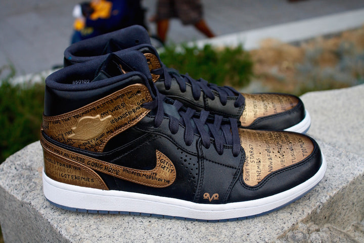OVO Nike Air Jordan 1 Custom Shoes
