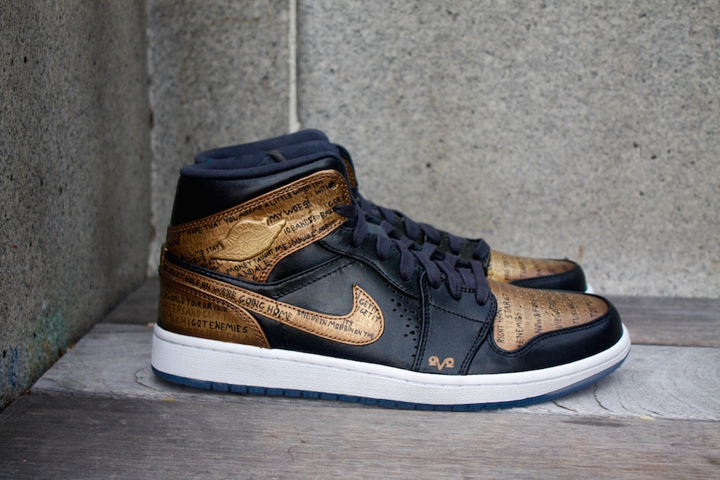 OVO Nike Air Jordan 1 Custom Shoes