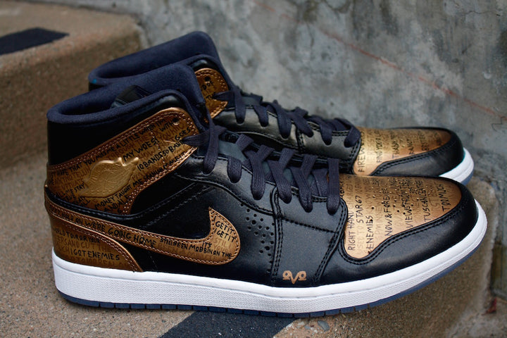 OVO Nike Air Jordan 1 Custom Shoes