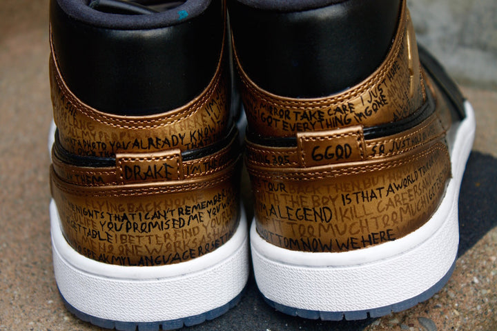 OVO Nike Air Jordan 1 Custom Shoes