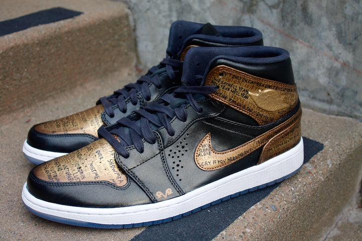 OVO Nike Air Jordan 1 Custom Shoes