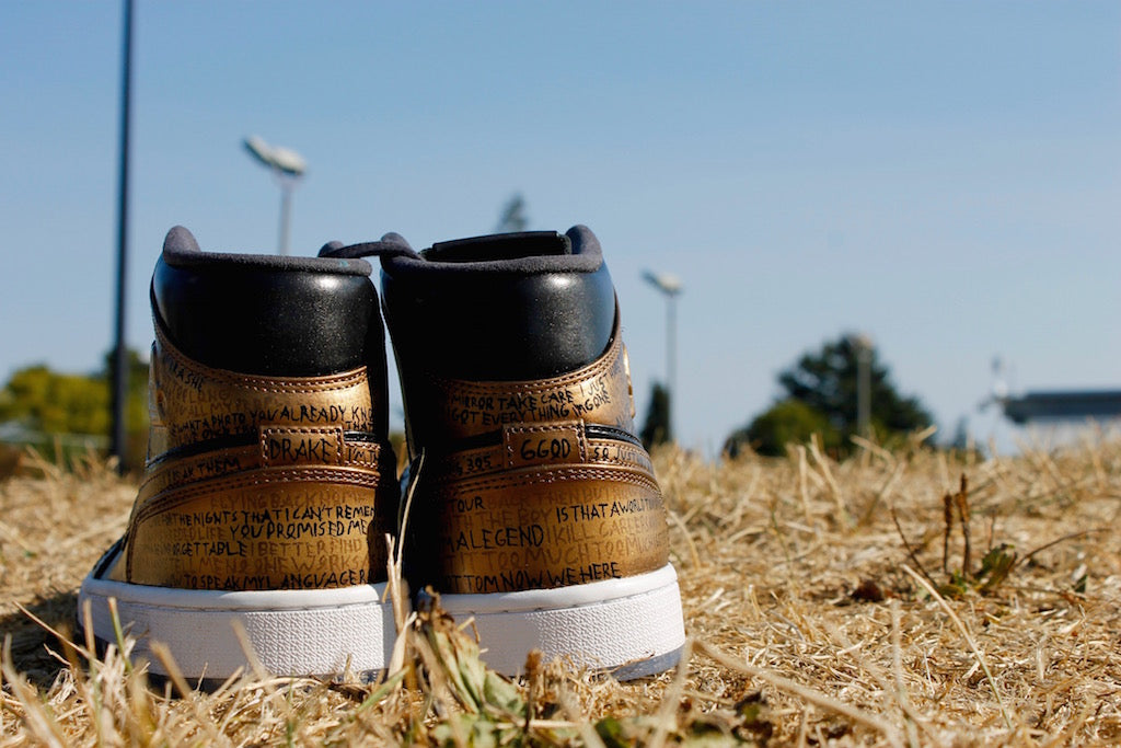 OVO Nike Air Jordan 1 Custom Shoes