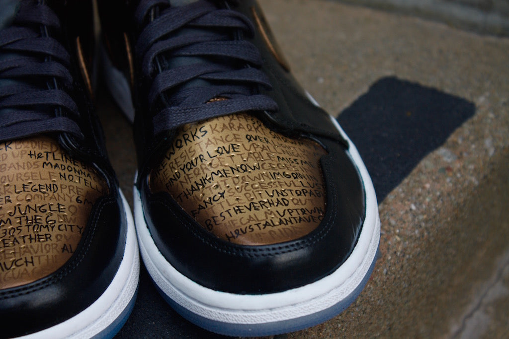OVO Nike Air Jordan 1 Custom Shoes