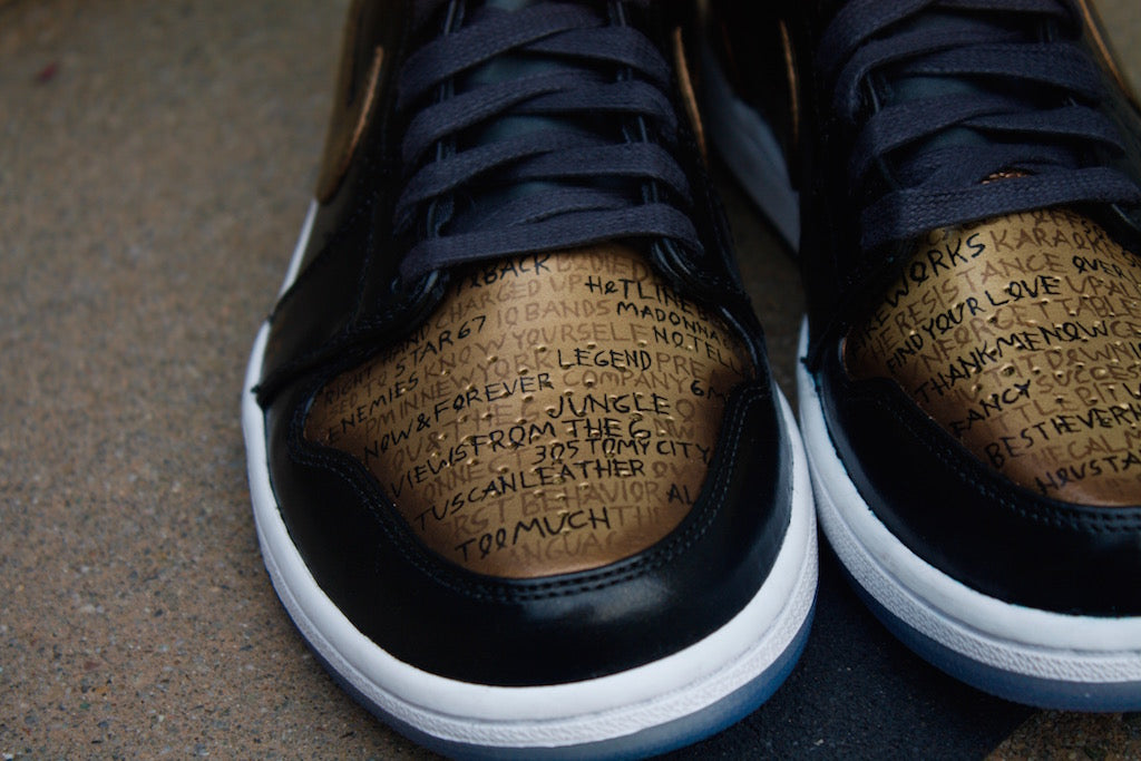 OVO Nike Air Jordan 1 Custom Shoes