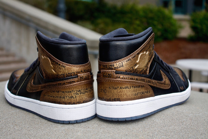 OVO Nike Air Jordan 1 Custom Shoes