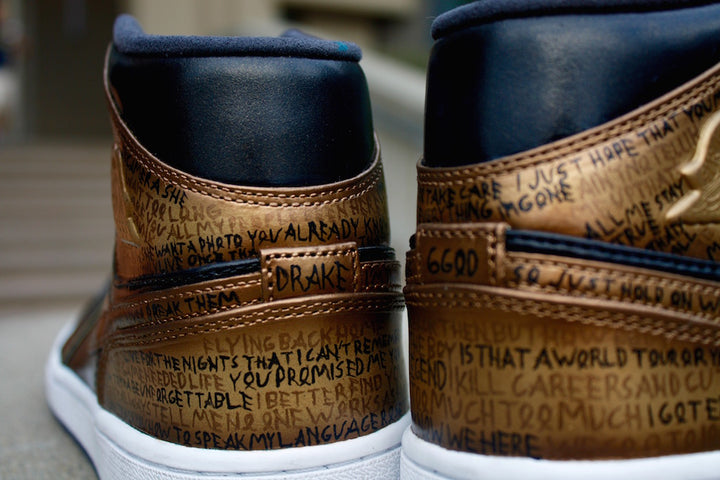 OVO Nike Air Jordan 1 Custom Shoes