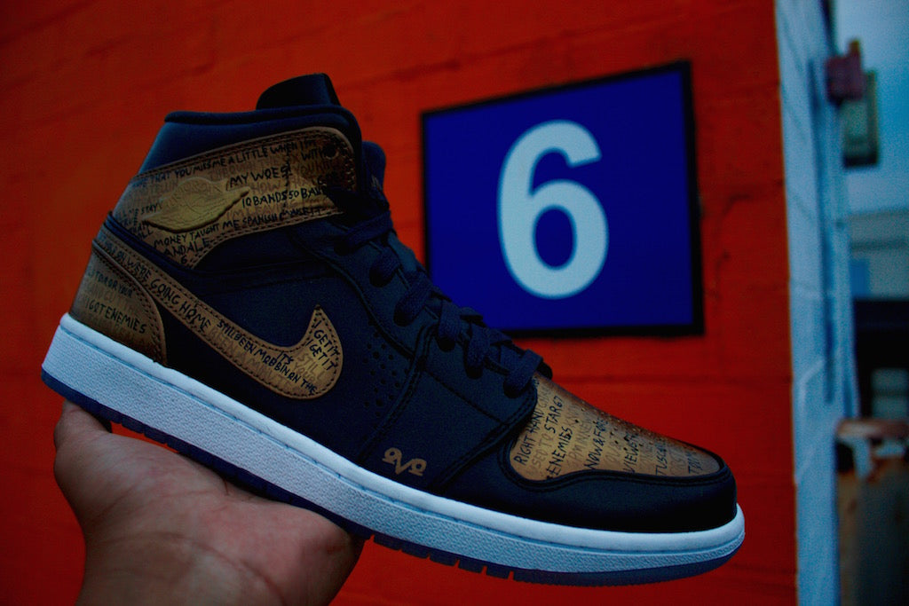 OVO Nike Air Jordan 1 Custom Shoes