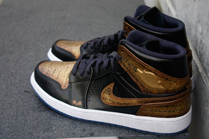 OVO Nike Air Jordan 1 Custom Shoes
