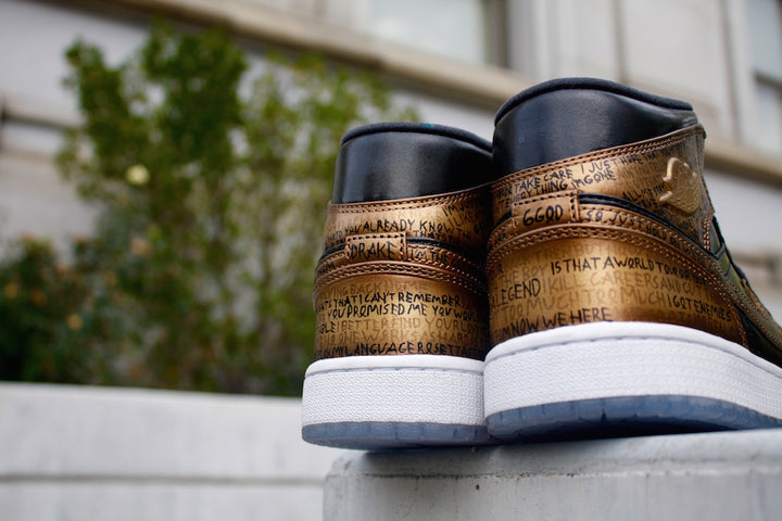 OVO Nike Air Jordan 1 Custom Shoes