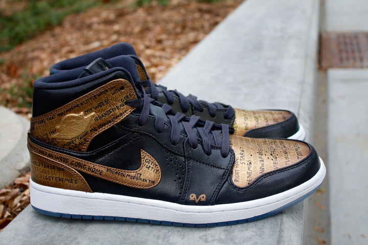 OVO Nike Air Jordan 1 Custom Shoes