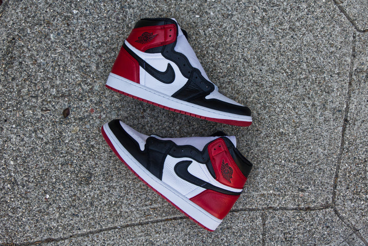 Black Toe Bloodline Nike Air Jordan 1 Conversion
