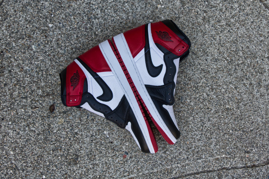 Black Toe Bloodline Nike Air Jordan 1 Conversion