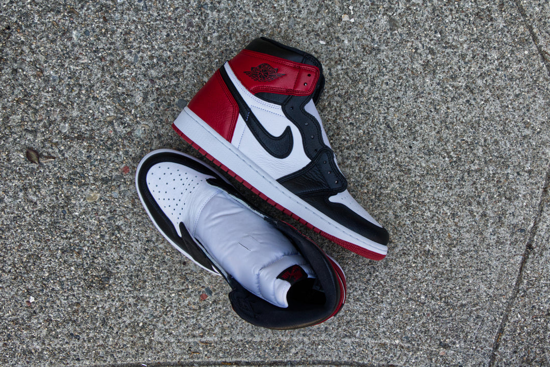 Black Toe Bloodline Nike Air Jordan 1 Conversion