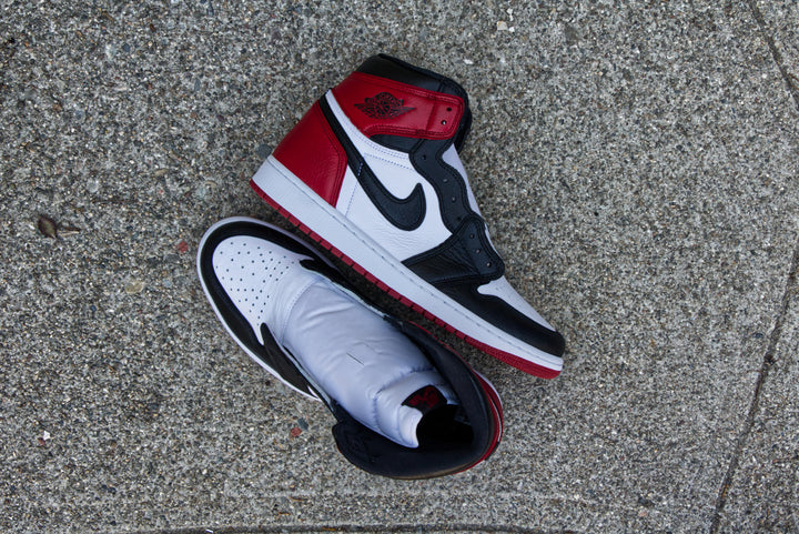 Black Toe Bloodline Nike Air Jordan 1 Conversion