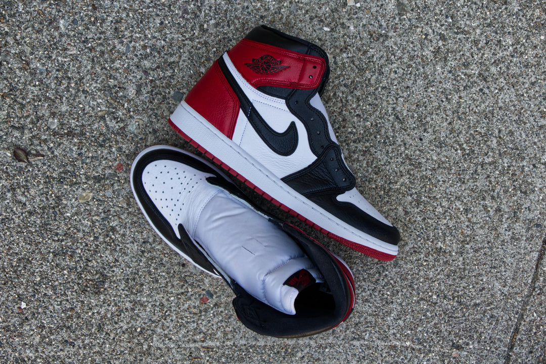 Black Toe Bloodline Nike Air Jordan 1 Conversion