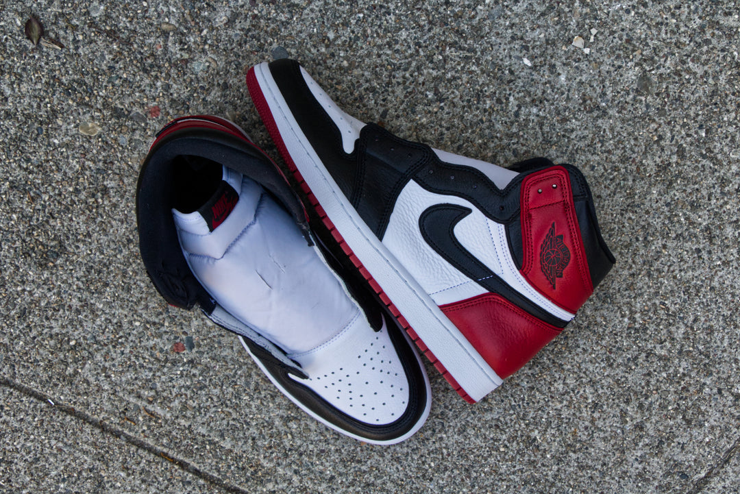 Black Toe Bloodline Nike Air Jordan 1 Conversion