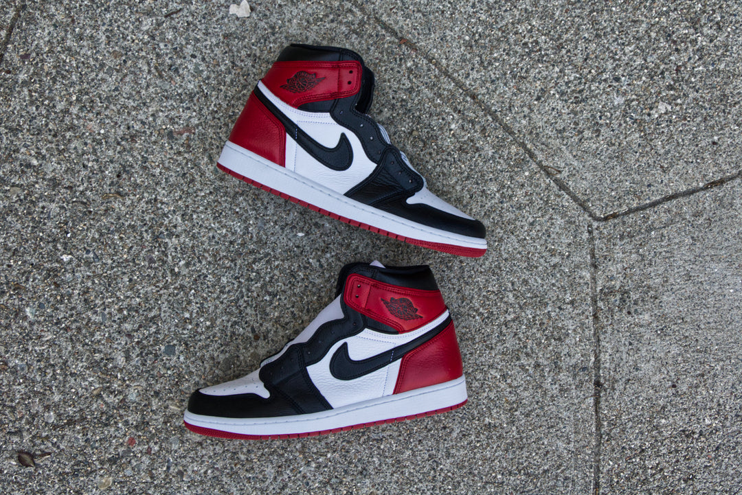 Black Toe Bloodline Nike Air Jordan 1 Conversion