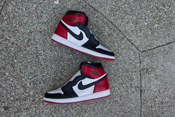Black Toe Bloodline Nike Air Jordan 1 Conversion