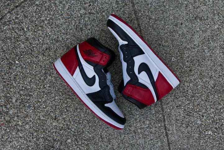 Black Toe Bloodline Nike Air Jordan 1 Conversion