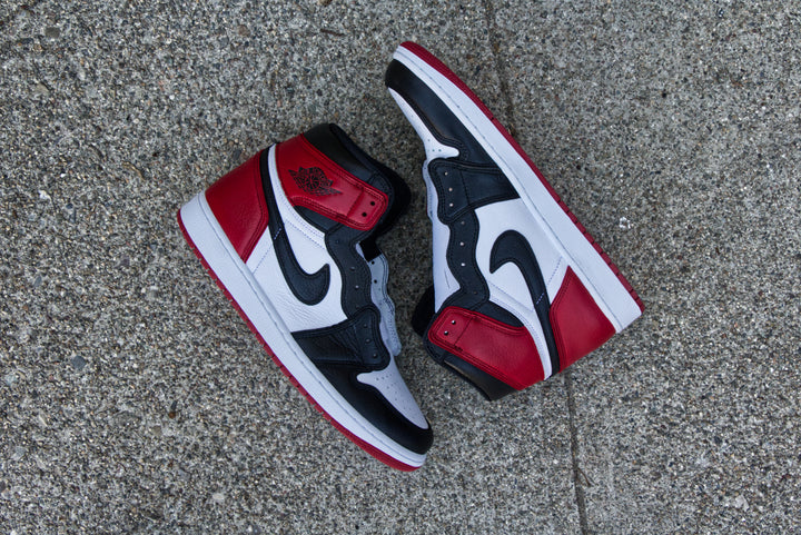 Black Toe Bloodline Nike Air Jordan 1 Conversion