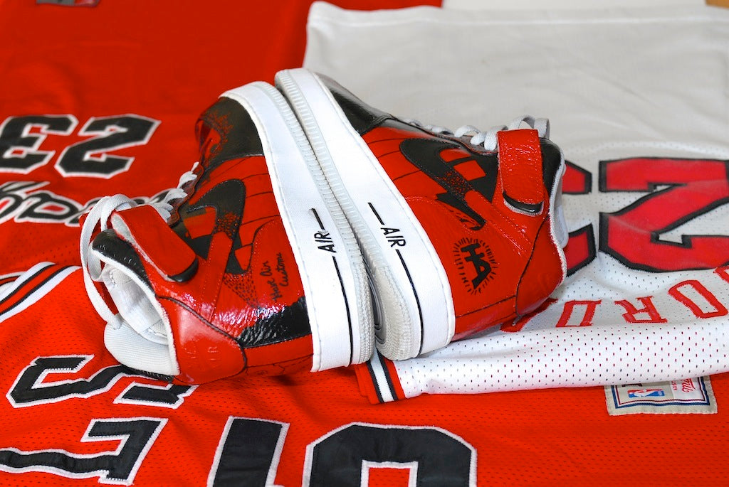 What The Chicago Nike Air Force 1 Custom Shoes