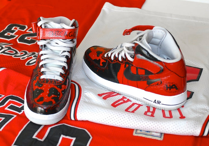 What The Chicago Nike Air Force 1 Custom Shoes