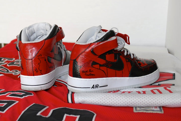 What The Chicago Nike Air Force 1 Custom Shoes
