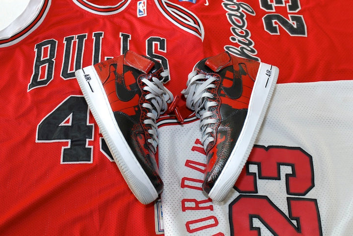 What The Chicago Nike Air Force 1 Custom Shoes