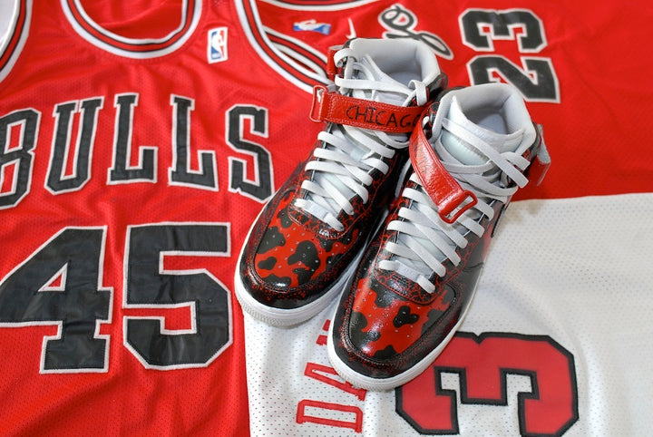 What The Chicago Nike Air Force 1 Custom Shoes
