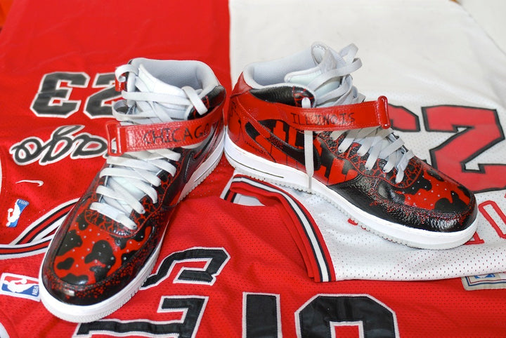 What The Chicago Nike Air Force 1 Custom Shoes