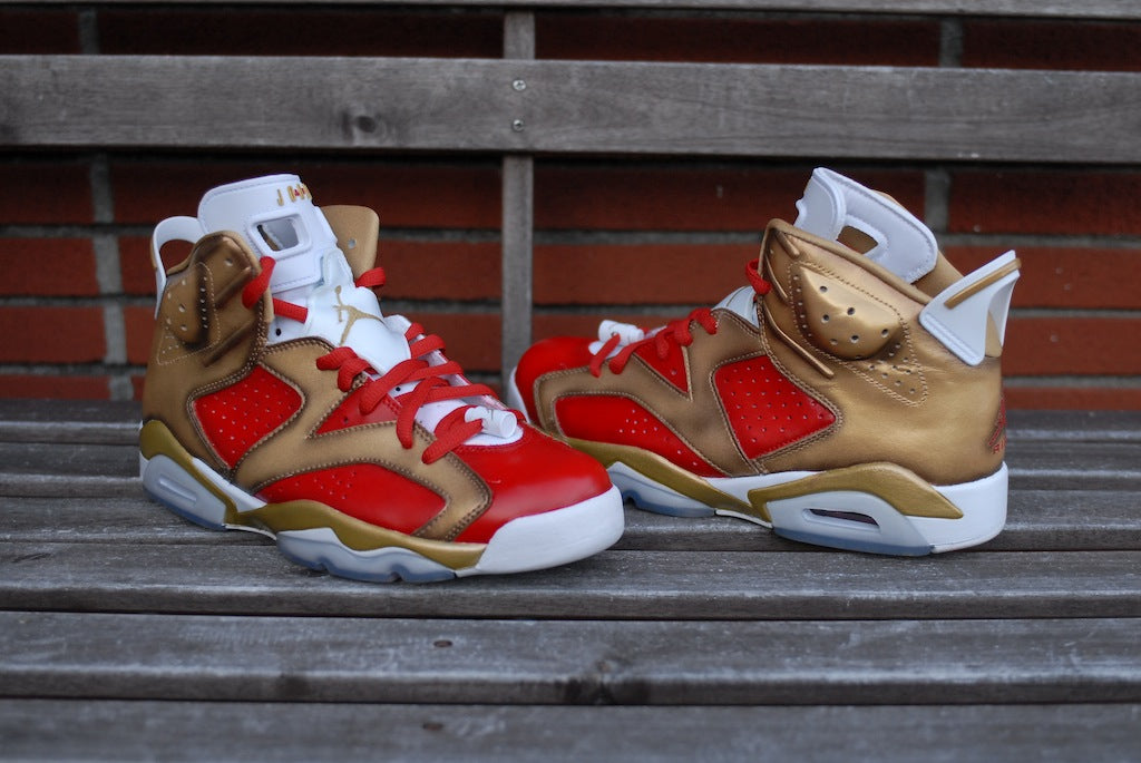 Niners Nike Air Jordan 6 Custom Shoes