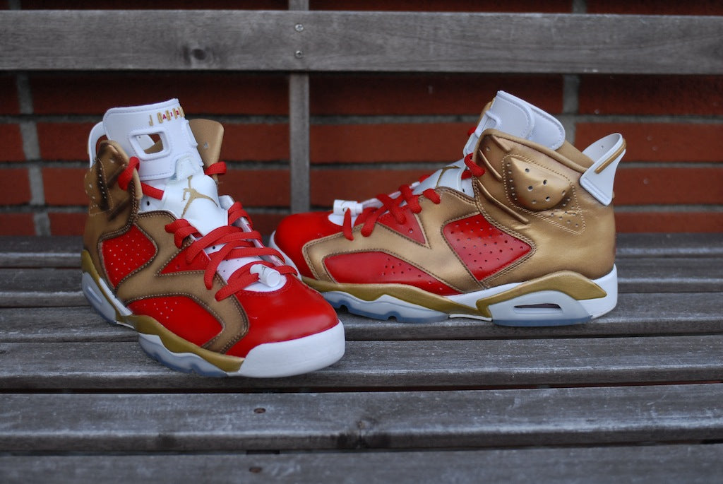 Niners Nike Air Jordan 6 Custom Shoes