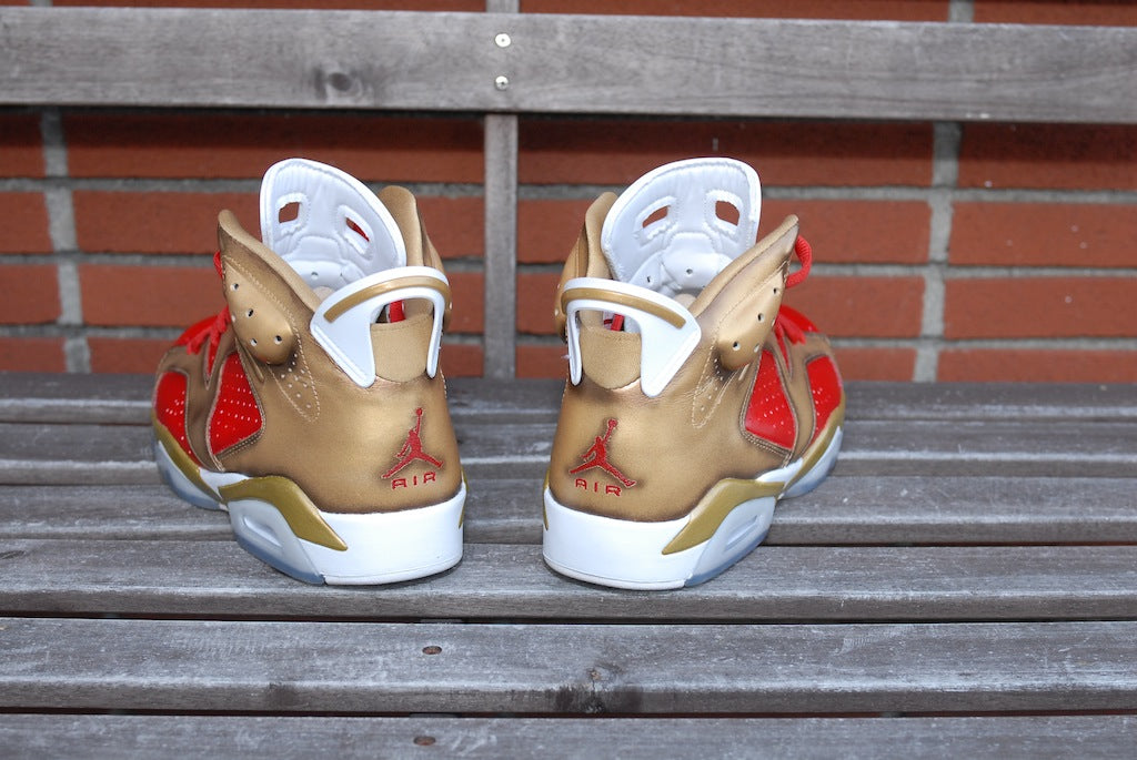Niners Nike Air Jordan 6 Custom Shoes