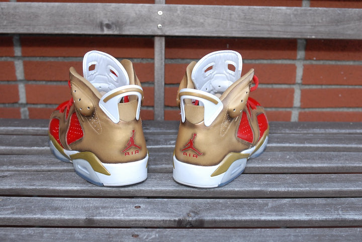 Niners Nike Air Jordan 6 Custom Shoes
