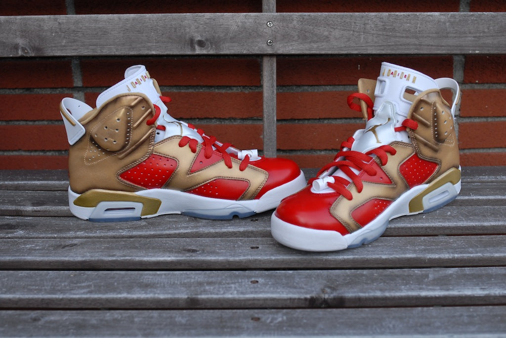 Niners Nike Air Jordan 6 Custom Shoes