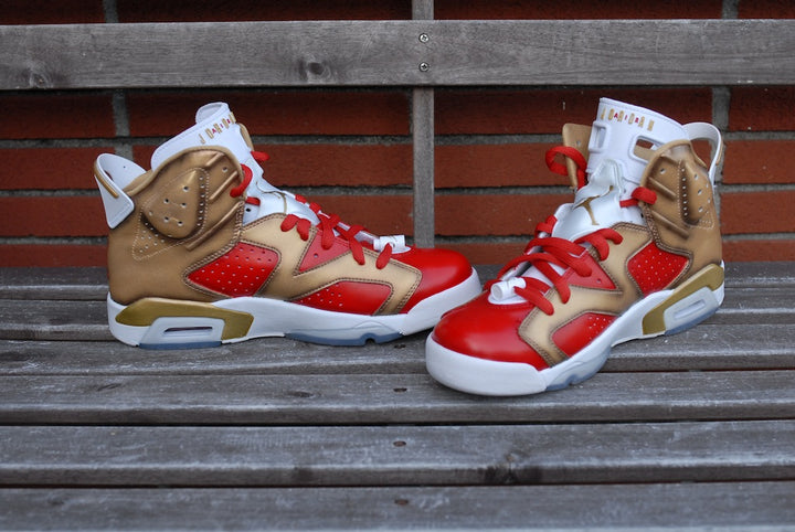 Niners Nike Air Jordan 6 Custom Shoes
