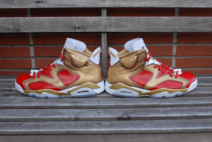 Niners Nike Air Jordan 6 Custom Shoes