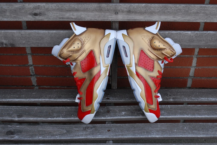 Niners Nike Air Jordan 6 Custom Shoes
