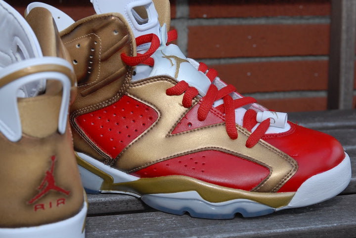 Niners Nike Air Jordan 6 Custom Shoes