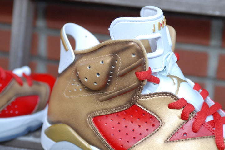 Niners Nike Air Jordan 6 Custom Shoes
