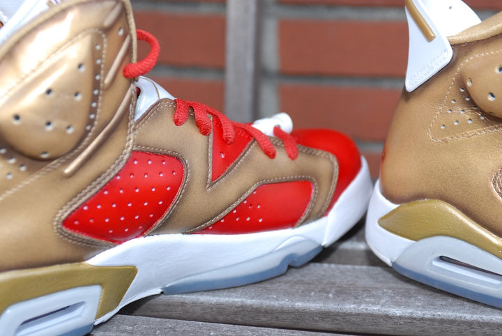 Niners Nike Air Jordan 6 Custom Shoes