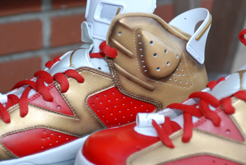 Niners Nike Air Jordan 6 Custom Shoes