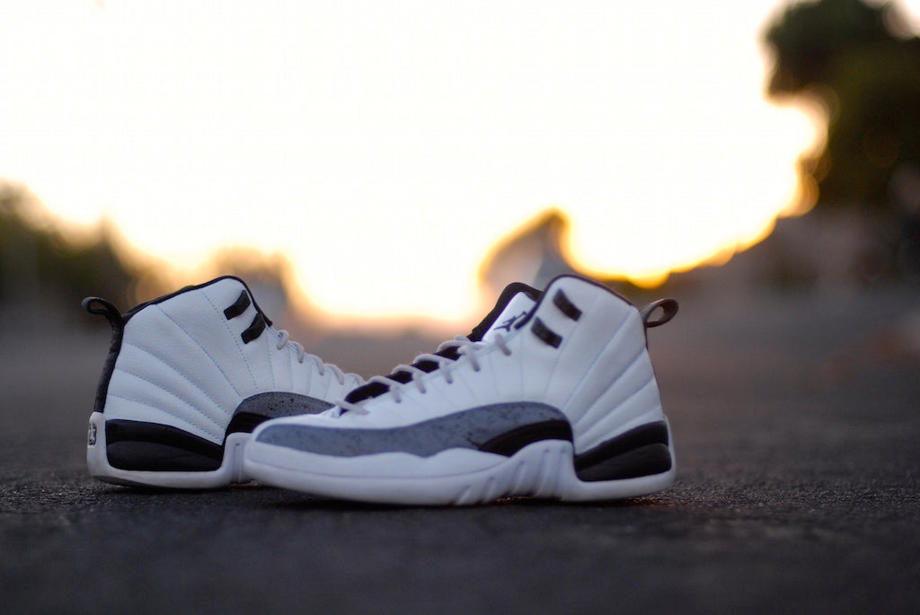 White Cement Air Jordan 12