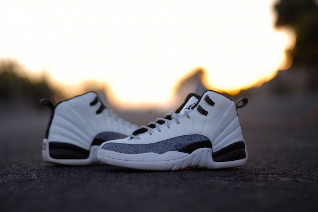 White Cement Air Jordan 12