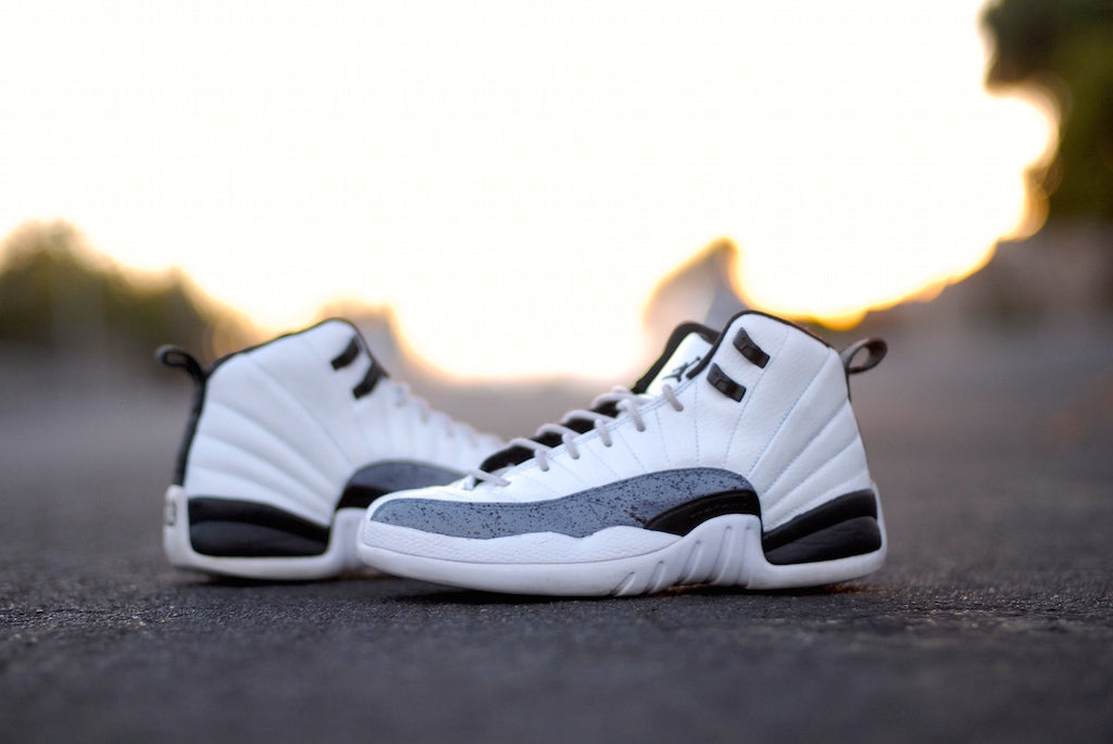 White Cement Air Jordan 12