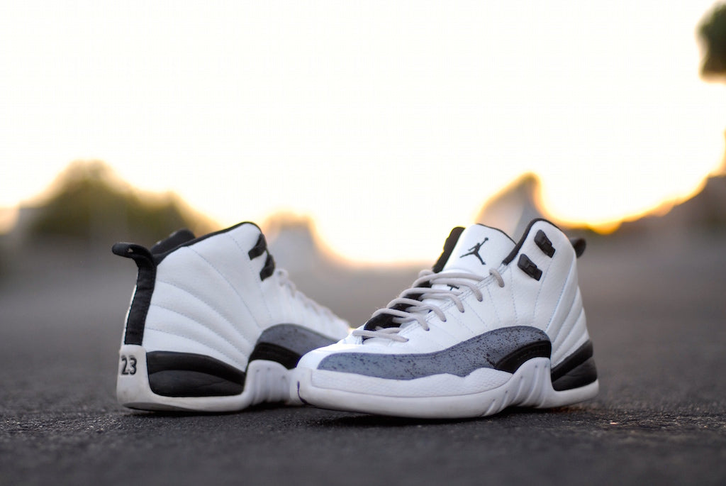 White Cement Air Jordan 12