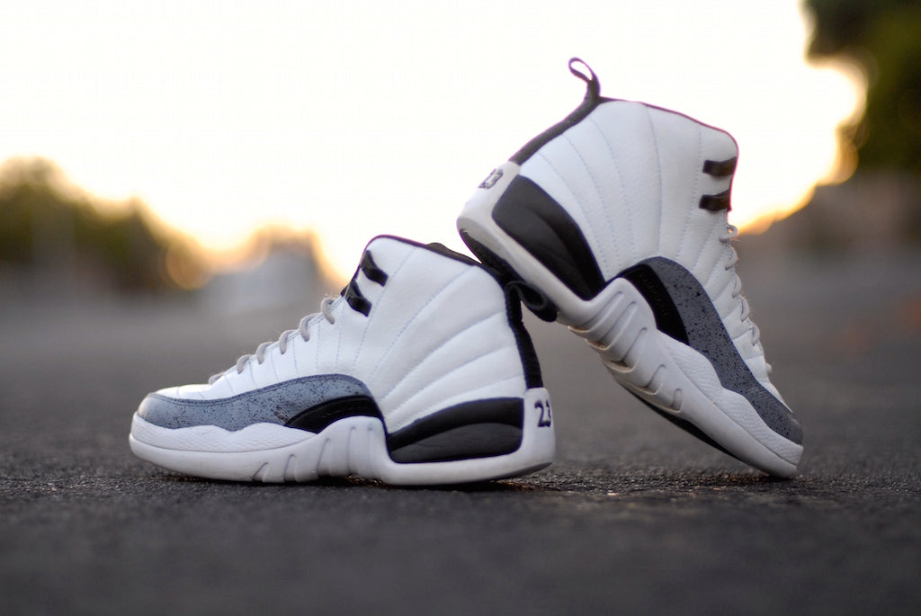 White Cement Air Jordan 12