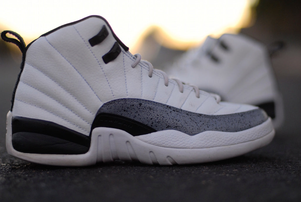 White Cement Air Jordan 12