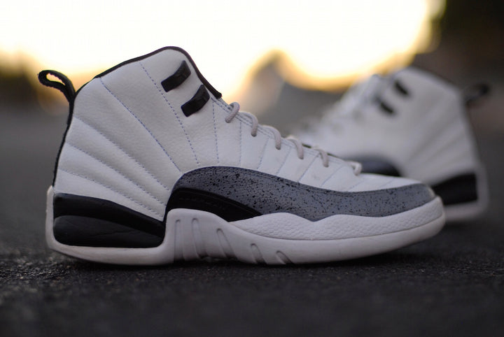 White Cement Air Jordan 12