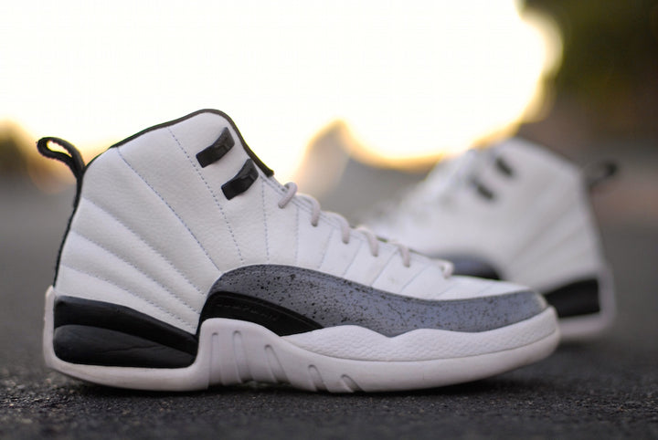 White Cement Air Jordan 12